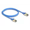 DeLOCK RJ45 võrgukaabel Cat.8.1 F/FTP õhuke 1 m sinine