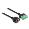 DeLOCK RJ45 kaabel Cat.6 emane klemmliistu adapter 2m