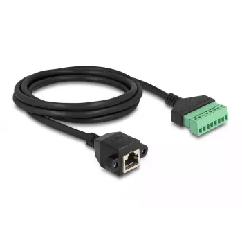 DeLOCK RJ45 kaabel Cat.6 emane klemmliistu adapter 2m