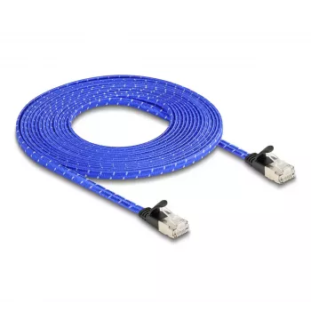 Võrgukaabel DeLOCK RJ45 Lame Cat.6A 5m Sinine