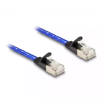 Võrgukaabel DeLOCK RJ45 Lame Cat.6A 5m Sinine