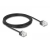Võrgukaabel DeLOCK RJ45 Cat.6 UTP Ultra õhuke 3m Must