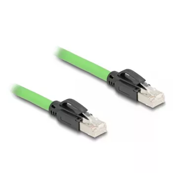 Võrgukaabel DeLOCK 80890 RJ-45 Cat6a 2m Must Roheline