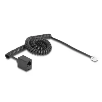 DeLOCK telefonikaabel 3 m Must 90064 RJ-11 RJ-45