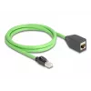 Võrgukaabel DeLOCK 80880 RJ-45 Cat6a 1 m roheline