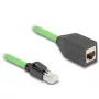 Võrgukaabel DeLOCK 80880 RJ-45 Cat6a 1 m roheline
