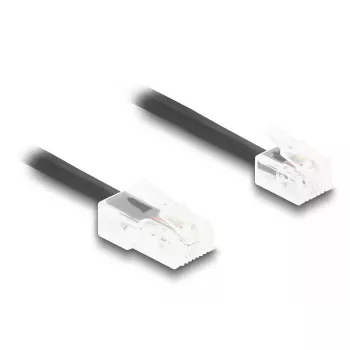 Telefonikaabel DeLOCK 88480 3 m Must RJ-11 RJ-45