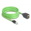 Võrgukaabel DeLOCK 80882 RJ-45 Cat6a 5m Roheline