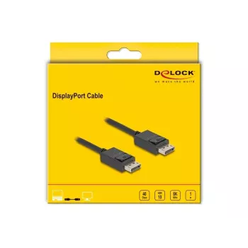 DisplayPort-kaabel DeLOCK 80492 8K 60Hz 40Gbps 1m