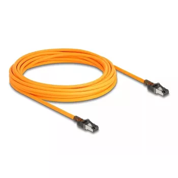 Võrgukaabel DeLOCK RJ45 USB USB-C Cat.6A 7,5 m oranž