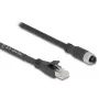 Võrgukaabel DeLOCK 80591 M12 - RJ-45 Cat5e 3m Must
