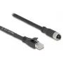 Võrgukaabel DeLOCK 80590 M12 to RJ-45 Cat5e 2 m Must