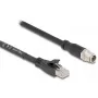 Võrgukaabel DeLOCK 80585 M12 to RJ-45 Cat5e 5 m Must