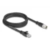 Võrgukaabel DeLOCK 80579 M12 to RJ-45 Cat5e 2 m Must
