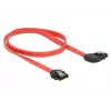 SATA kaabel DeLOCK 83969 0,5 m SATA 7-kontaktiline must punane