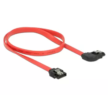 SATA kaabel DeLOCK 83969 0,5 m SATA 7-kontaktiline must punane