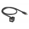 DeLOCK USB-kaabel 0,5 m USB 2.0 USB A USB C 88056