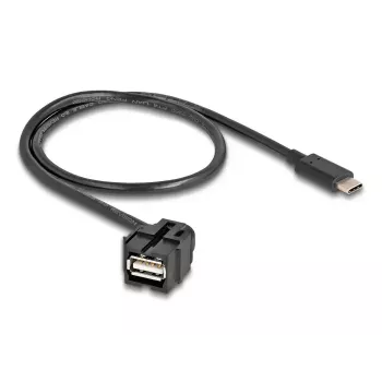 DeLOCK USB-kaabel 0,5 m USB 2.0 USB A USB C 88056