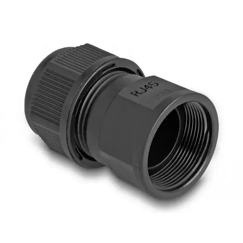 DELOCK läbiviigupistik RJ45 IP67 veekindel must