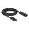 Kaabel DeLOCK DL4 päikesekaabel 4 mm² isane emasele 5 m must