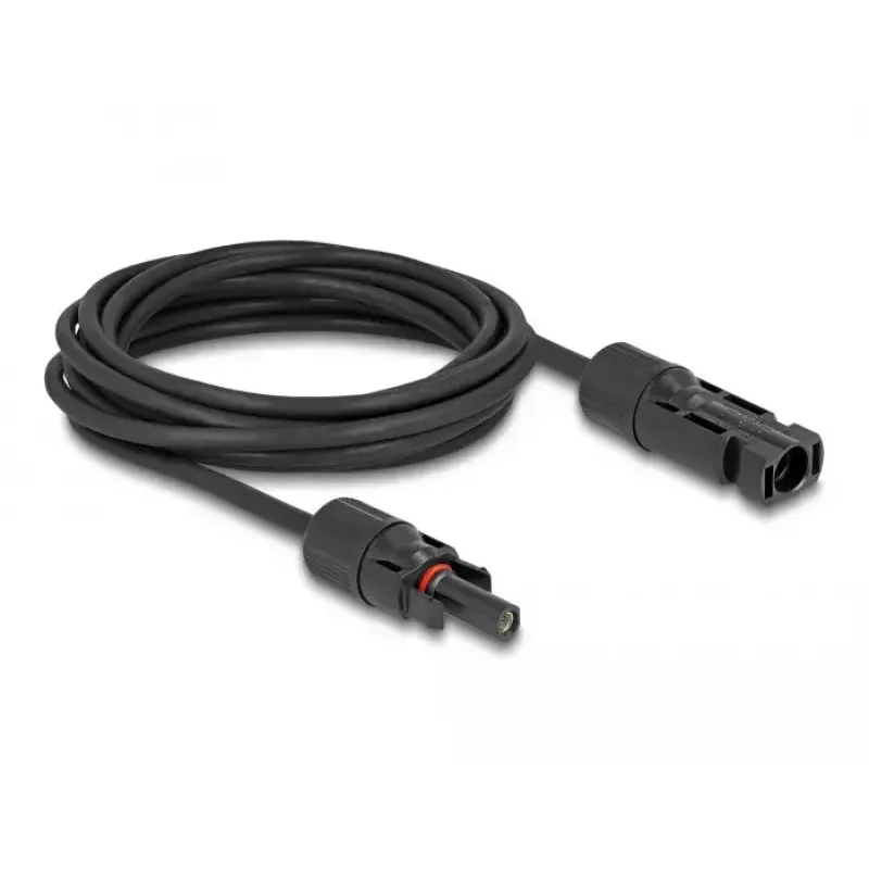 Kaabel DeLOCK DL4 päikesekaabel 4 mm² isane emasele 5 m must