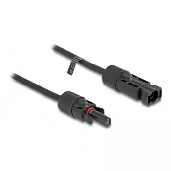 Kaabel DeLOCK DL4 päikesekaabel 4 mm² isane emasele 5 m must