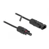kaabel DeLOCK DL4 Solar kaabel 4 mm² isane emasele 3 m must