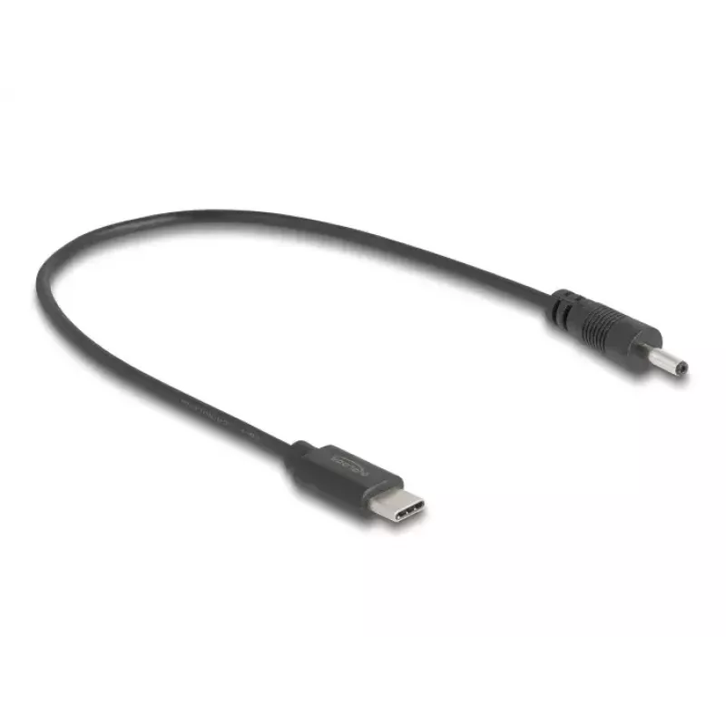 DeLOCK 85403 toitekaabel Must 0.27 m USB C DC