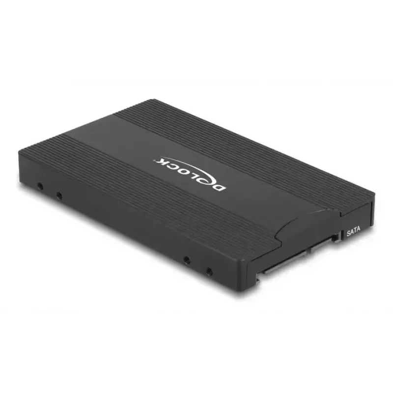 DELOCK liideseadapter U.2 (SFF-8639) M.2 Key M NVMe SSD-le, mudel 64301, must, host isane