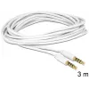 Helikaabel 3,5 mm DeLOCK 83442 3 m valge
