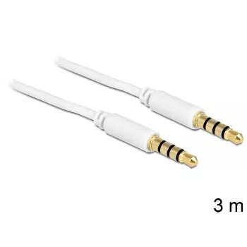 Helikaabel 3,5 mm DeLOCK 83442 3 m valge