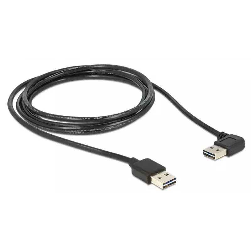 USB-kaabel DeLOCK 3m USB 2.0 A m/m 90°
