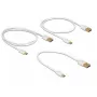 USB-kaabel DeLOCK 83679 USB 2.0 USB A Micro-USB B valge