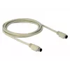 PS/2-kaabel DeLOCK 85805 1,8 m 6-kontaktiline Mini-DIN beež