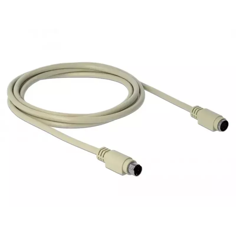 PS/2-kaabel DeLOCK 85805 1,8 m 6-kontaktiline Mini-DIN beež
