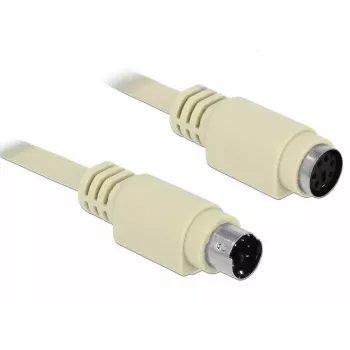 PS/2-kaabel DeLOCK 85805 1,8 m 6-kontaktiline Mini-DIN beež