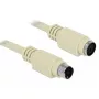 PS/2-kaabel DeLOCK 85805 1,8 m 6-kontaktiline Mini-DIN beež