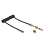 Audio pikenduskaabel DELOCK 85831 — 1 m, 3,5 mm isane emasele, kullatud kontaktid, AWG 28, must