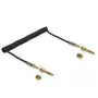 Audiokaabel DELOCK 85837 — 2 m, 3,5 mm isane-isanele, kullatud kontaktidega, AWG 28, must