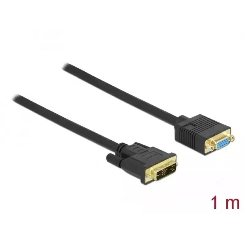 DVI-VGA-kaabel DeLOCK 86752 1m