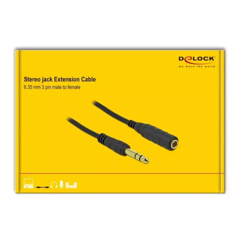 Stereo Jack Extension kaabel DeLOCK 86766 10m Must