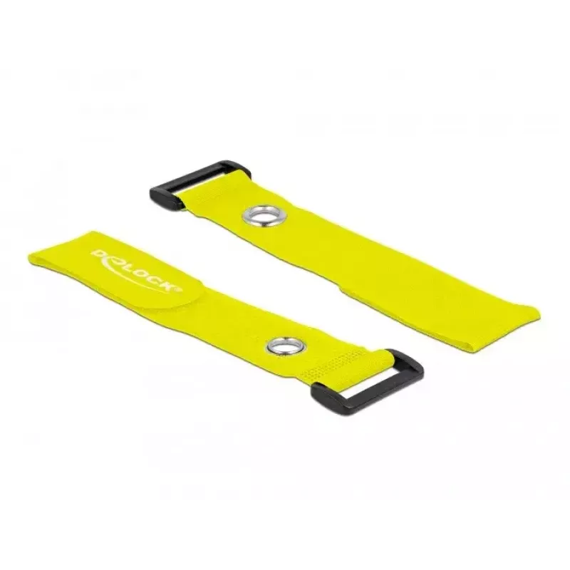 Takjakinnitusega kaabliside DeLOCK 19552 Kollane 280 mm 3 tk