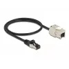 Kaabel RJ45 pistik Keystone moodulile RJ45 pesa DeLOCK 87025