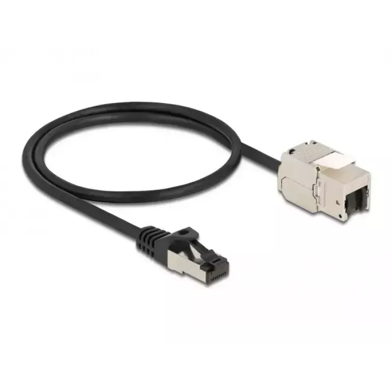 Kaabel RJ45 pistik Keystone moodulile RJ45 pesa DeLOCK 87025