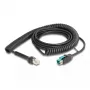 DeLOCK spiraalkaabel RJ50 isane - PoweredUSB isane 12 V 3 m must