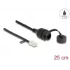 DeLOCK 88012 võrgukaabel RJ45 isane RJ45 emane Cat5e 0,25 m must