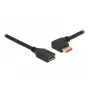 DisplayPorti pikenduskaabel DeLOCK 87073 1 m 90° vasakpoolne nurk