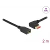 DisplayPorti pikenduskaabel DeLOCK 87075 2m 90° vasaknurk
