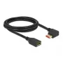 DisplayPorti pikenduskaabel DeLOCK 87075 2m 90° vasaknurk