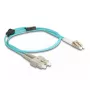 DeLOCK fiiberoptiline kaabel LC Duplex kuni SC Duplex OM3 1m